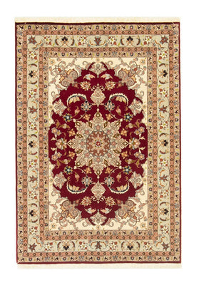 Alfombra Persa - Tabriz - Real - 150 x 101 cm - rojo