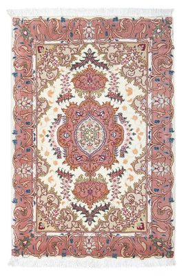 Alfombra Persa - Tabriz - Real - 88 x 60 cm - beige