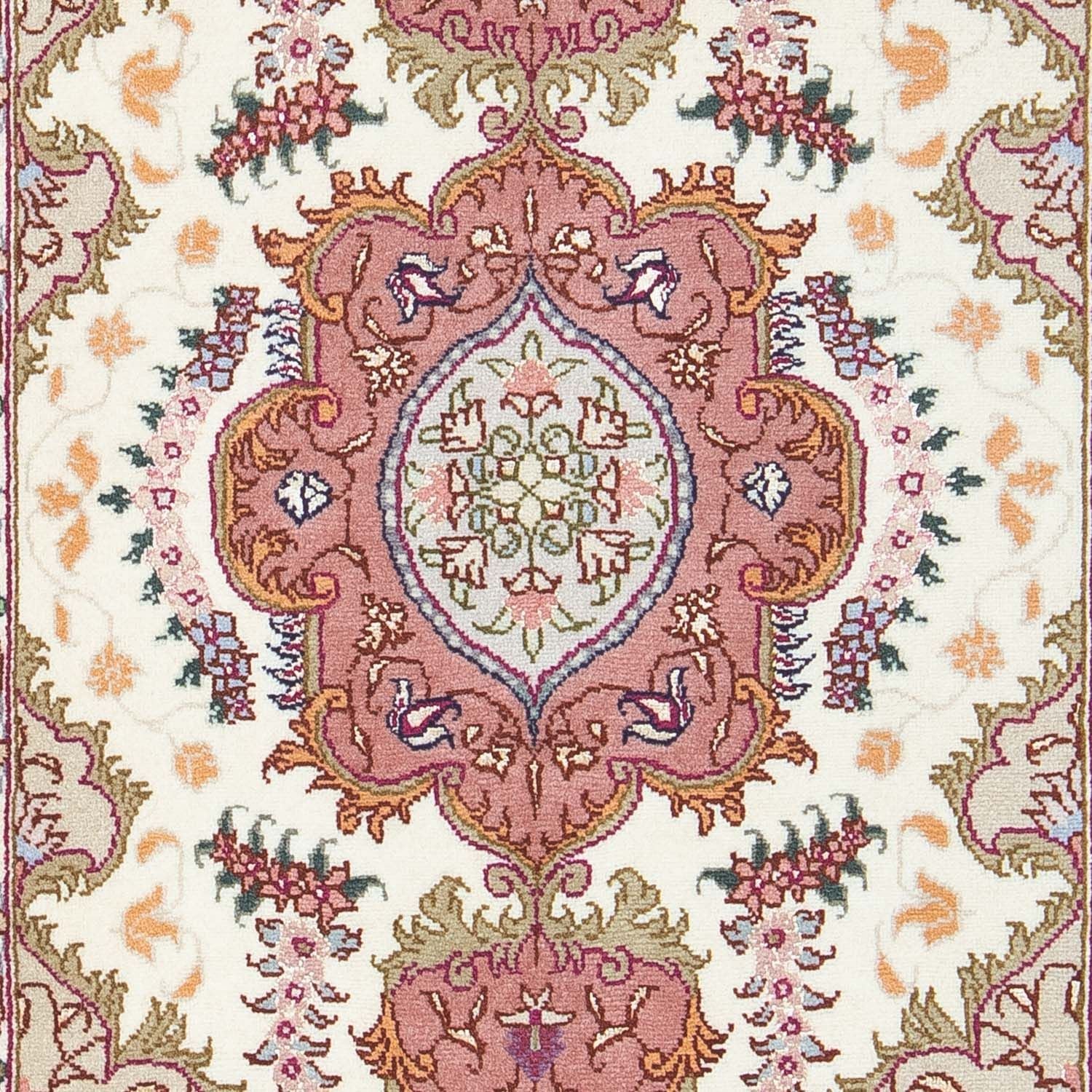 Alfombra Persa - Tabriz - Real - 88 x 60 cm - beige