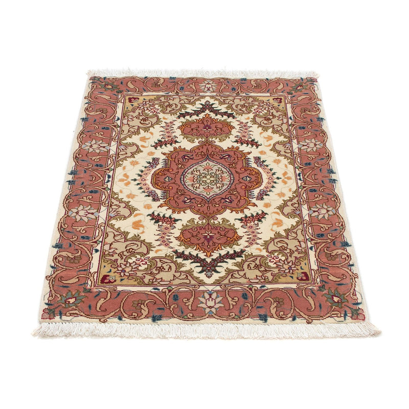 Alfombra Persa - Tabriz - Real - 88 x 60 cm - beige