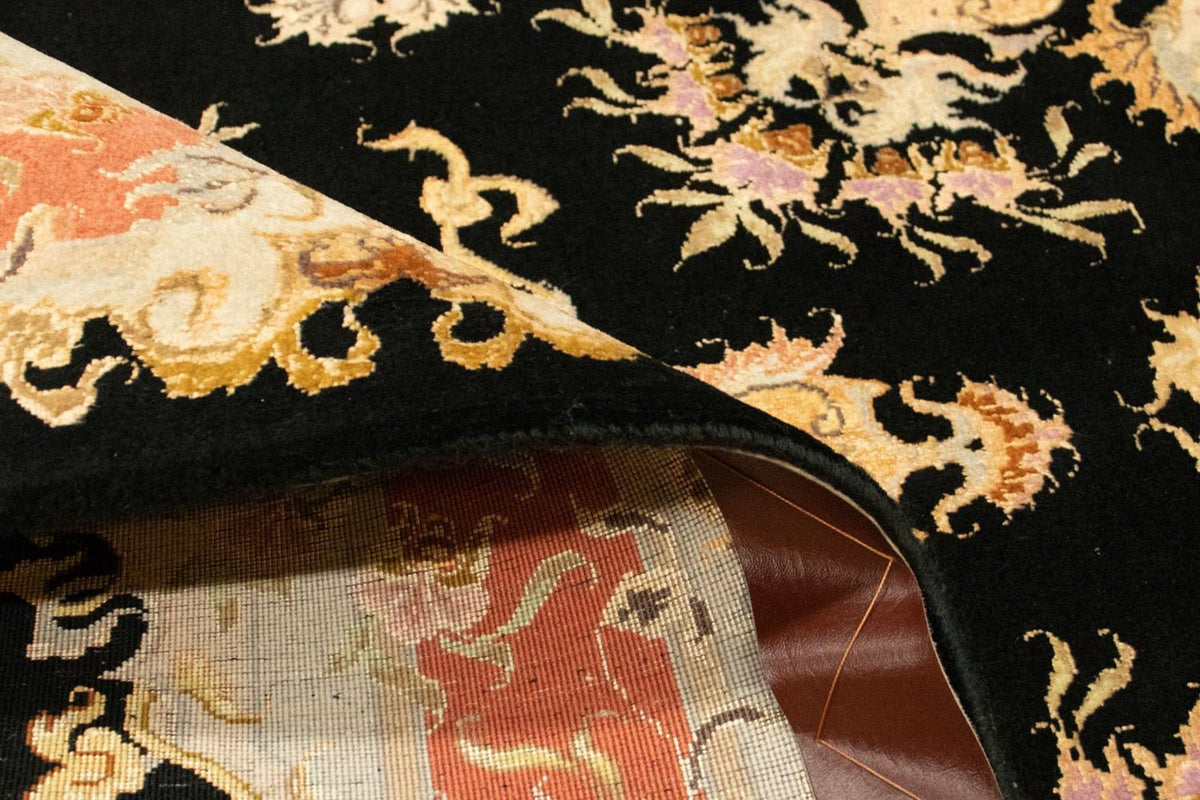 Alfombra Persa - Tabriz - Real - 138 x 101 cm - negro