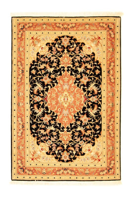 Alfombra Persa - Tabriz - Real - 150 x 101 cm - negro