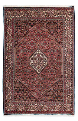 Alfombra persa - Bidjar - 215 x 140 cm - rojo