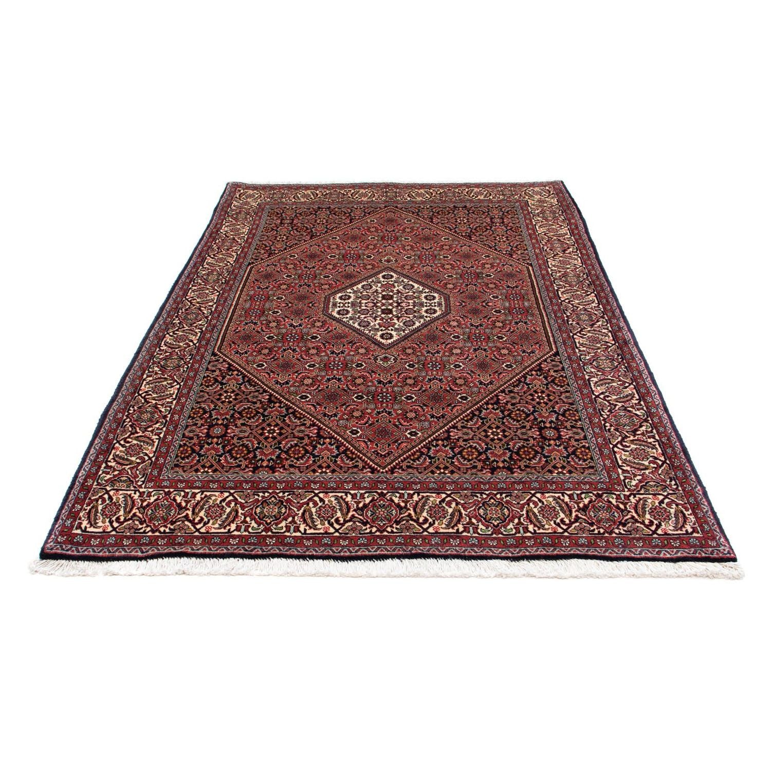 Alfombra persa - Bidjar - 215 x 140 cm - rojo