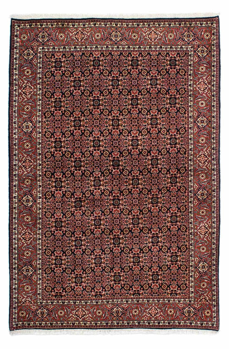 Alfombra persa - Bidjar - 209 x 140 cm - azul oscuro