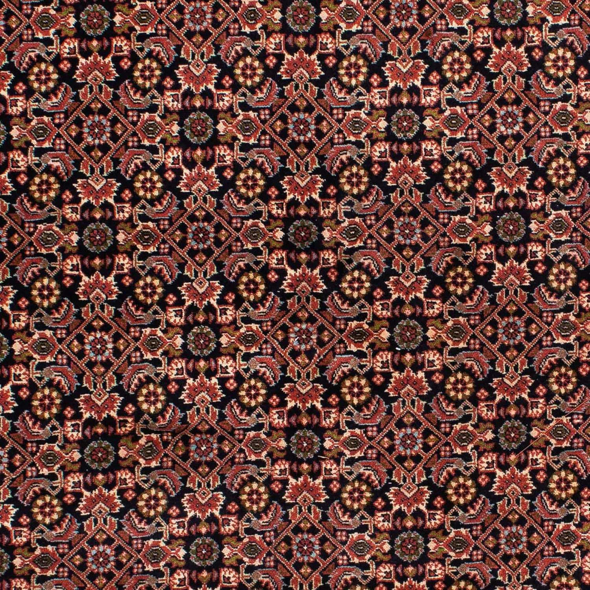 Alfombra persa - Bidjar - 209 x 140 cm - azul oscuro