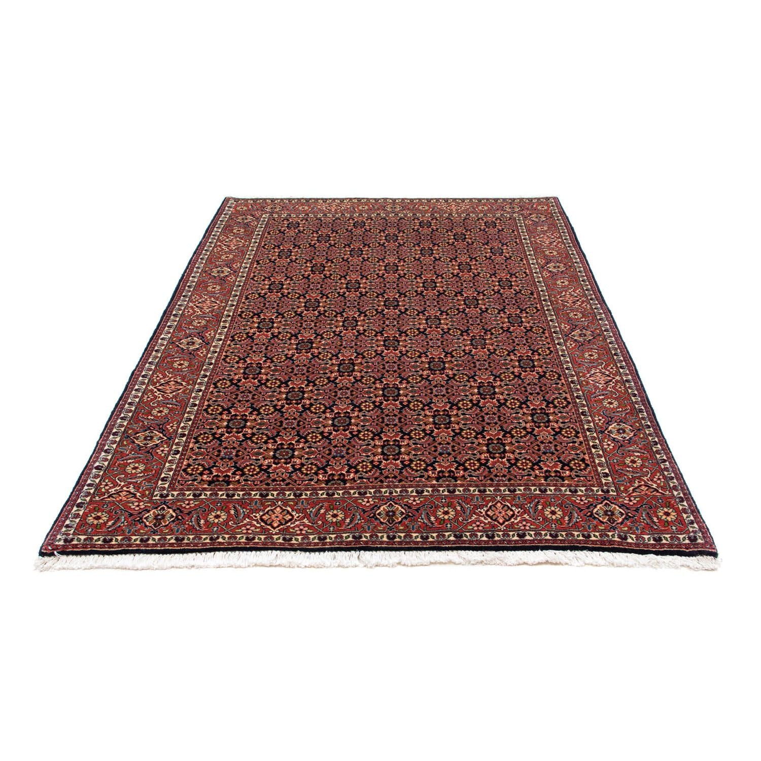 Alfombra persa - Bidjar - 209 x 140 cm - azul oscuro