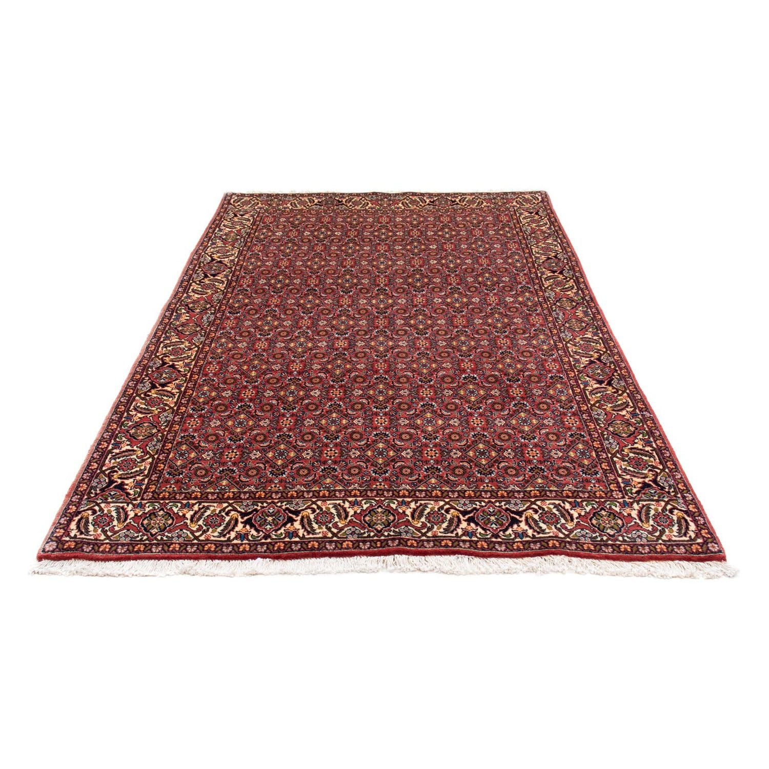 Alfombra persa - Bidjar - 215 x 140 cm - rojo