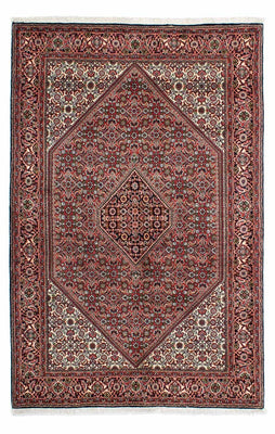 Alfombra persa - Bidjar - 218 x 140 cm - rojo