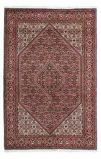 Alfombra persa - Bidjar - 218 x 140 cm - rojo