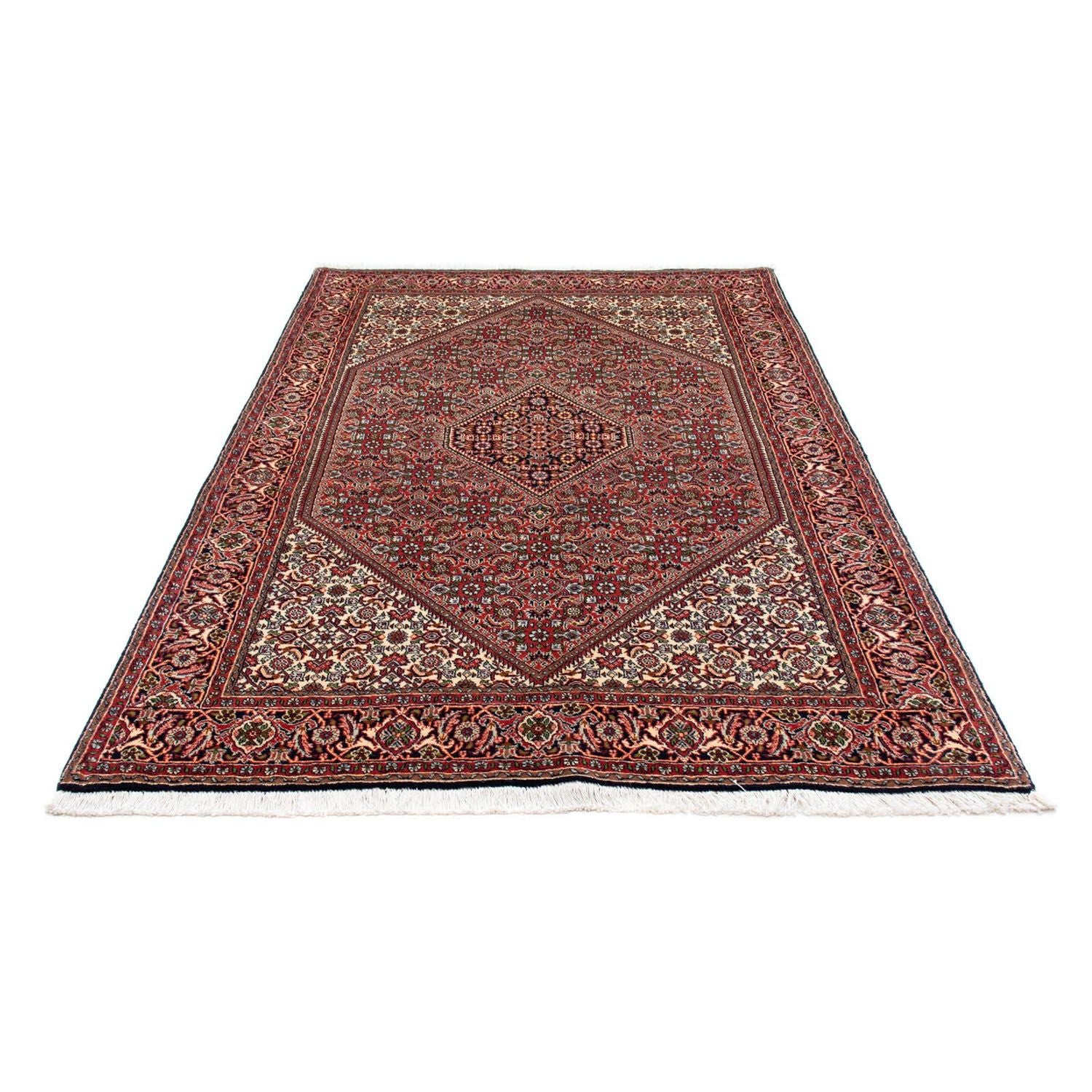 Alfombra persa - Bidjar - 218 x 140 cm - rojo