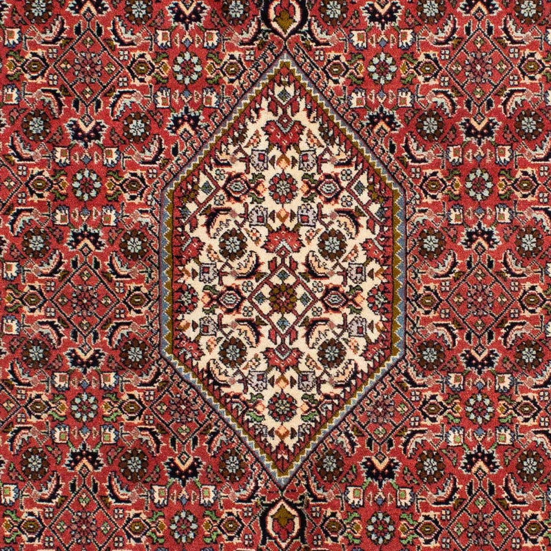 Alfombra persa - Bidjar - 218 x 137 cm - rojo