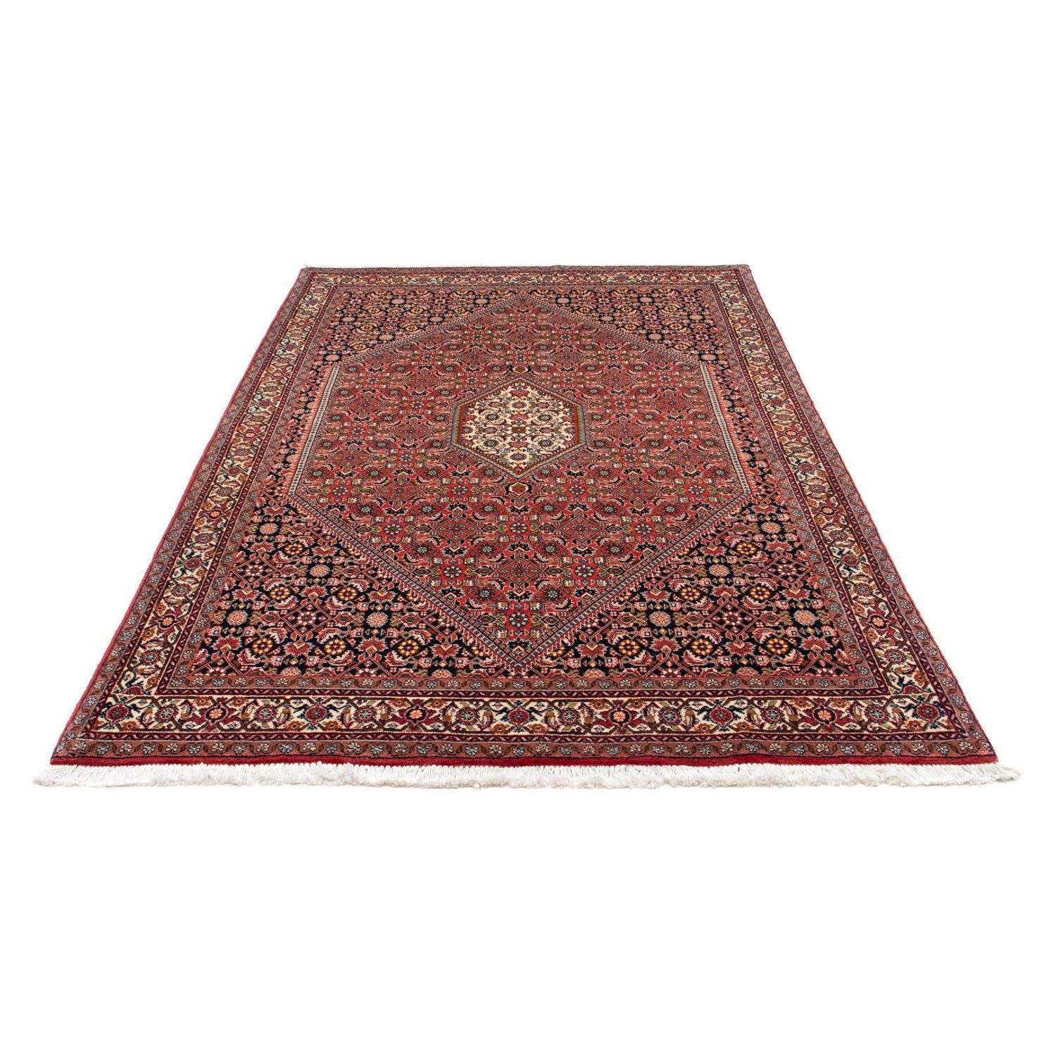 Alfombra persa - Bidjar - 218 x 137 cm - rojo