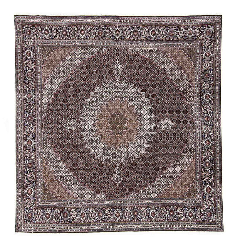 Alfombra Persa - Tabriz - Real cuadrado  - 305 x 299 cm - multicolor
