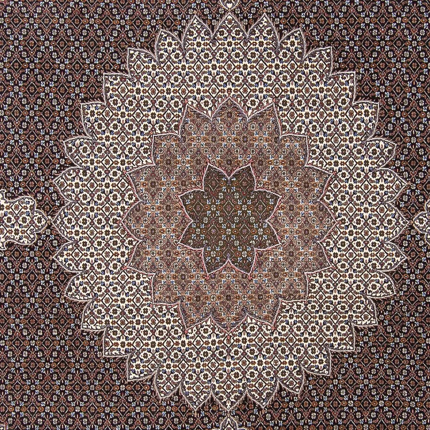 Alfombra Persa - Tabriz - Real cuadrado  - 305 x 299 cm - multicolor