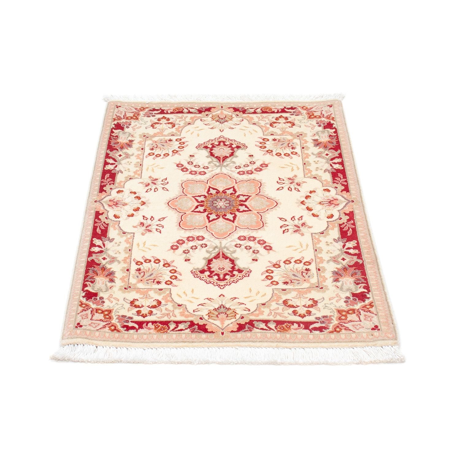 Alfombra Persa - Tabriz - Real - 84 x 59 cm - beige