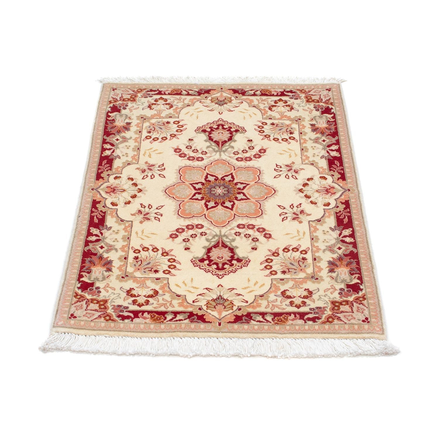 Alfombra Persa - Tabriz - Real - 85 x 60 cm - beige