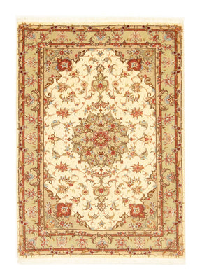 Alfombra Persa - Tabriz - Real - 143 x 103 cm - beige