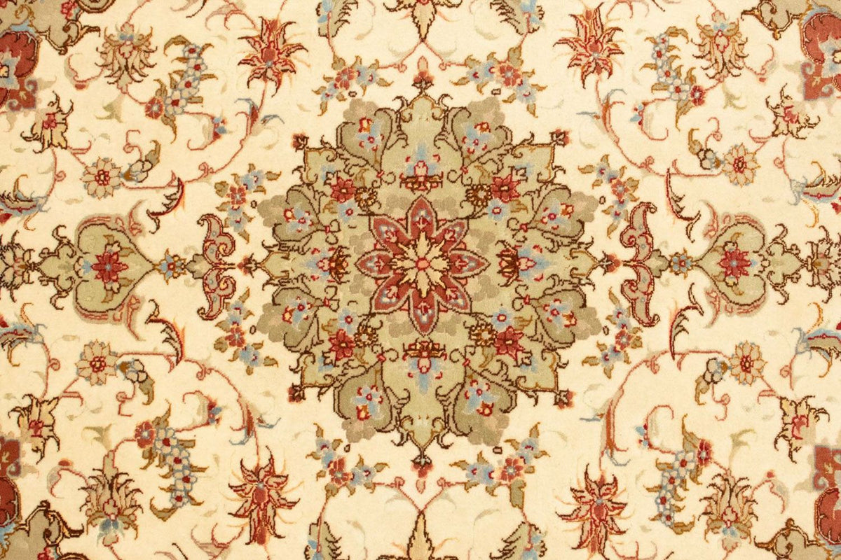Alfombra Persa - Tabriz - Real - 143 x 103 cm - beige