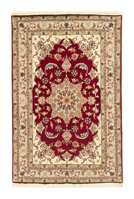 Alfombra Persa - Tabriz - Real - 152 x 100 cm - rojo