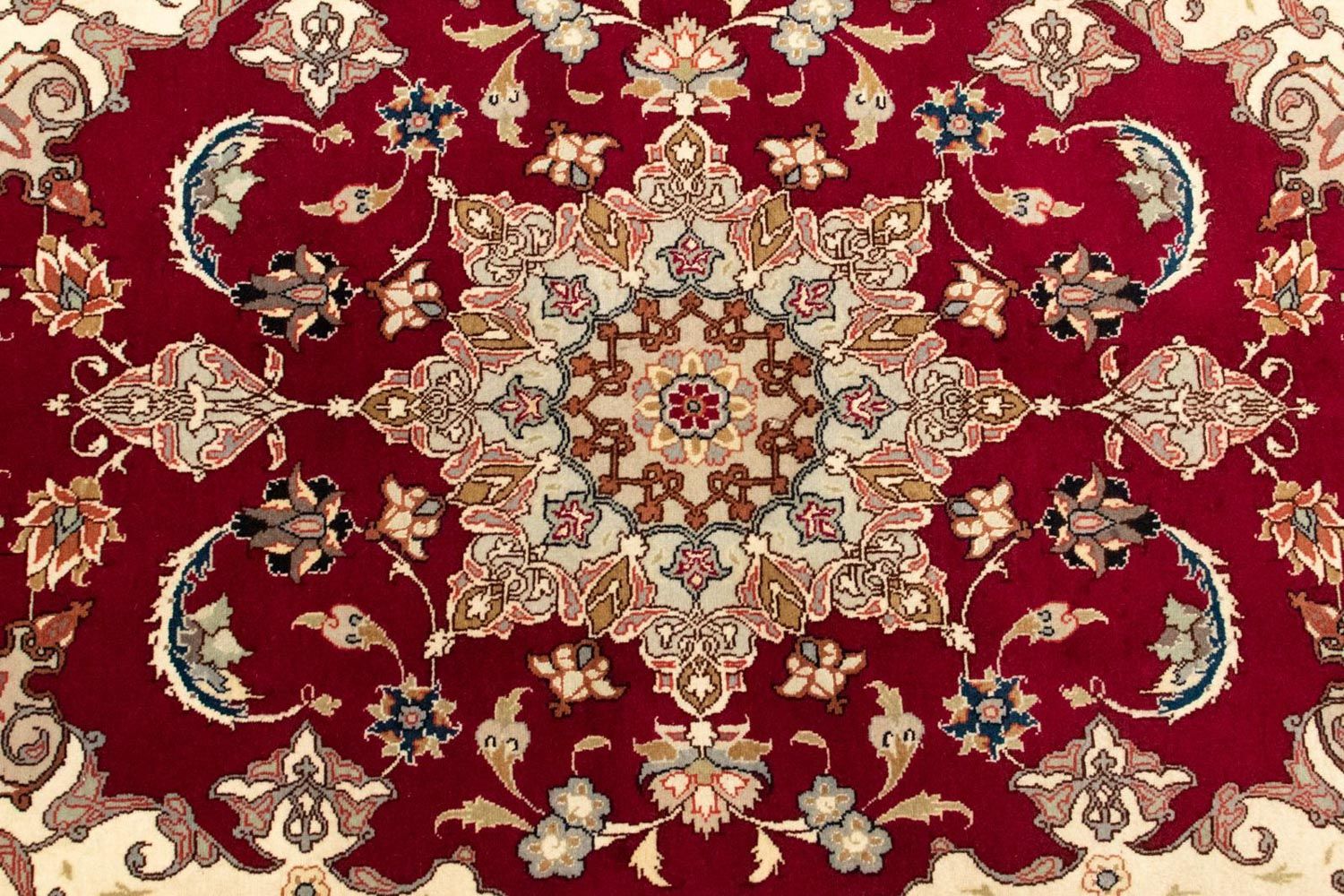 Alfombra Persa - Tabriz - Real - 152 x 100 cm - rojo