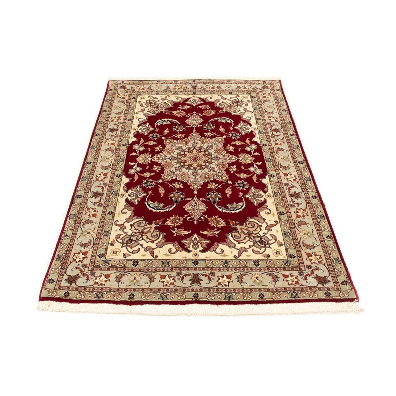 Alfombra Persa - Tabriz - Real - 152 x 100 cm - rojo