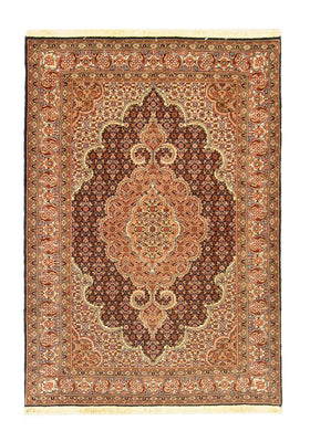 Alfombra Persa - Tabriz - Real - 145 x 101 cm - negro