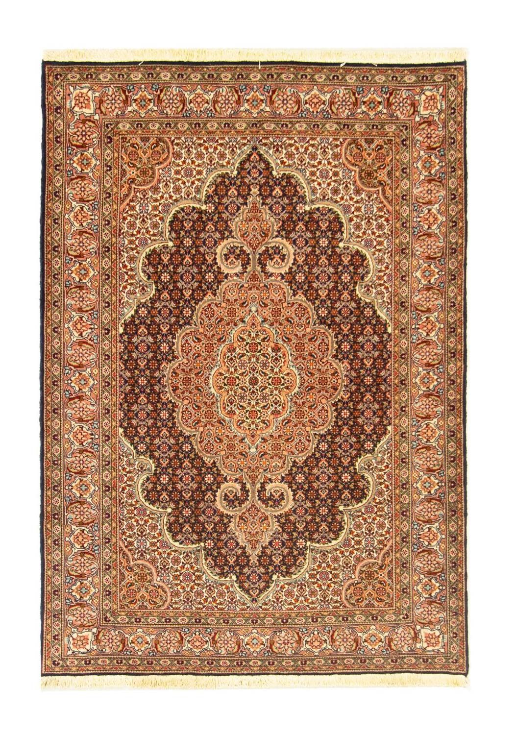 Alfombra Persa - Tabriz - Real - 145 x 101 cm - negro
