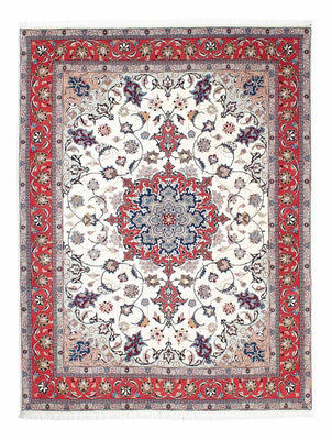 Alfombra Persa - Tabriz - Real - 202 x 147 cm - beige