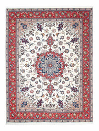 Alfombra Persa - Tabriz - Real - 202 x 147 cm - beige
