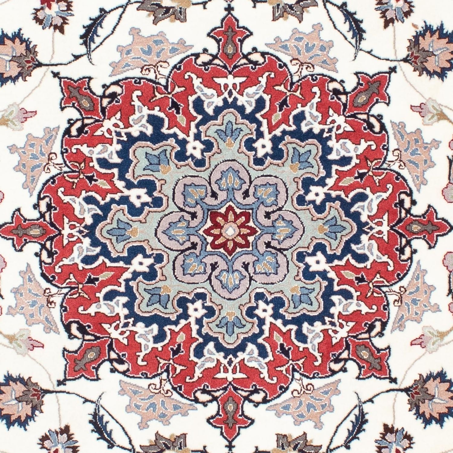 Alfombra Persa - Tabriz - Real - 202 x 147 cm - beige