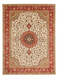 Alfombra Persa - Tabriz - Real - 394 x 305 cm - rojo