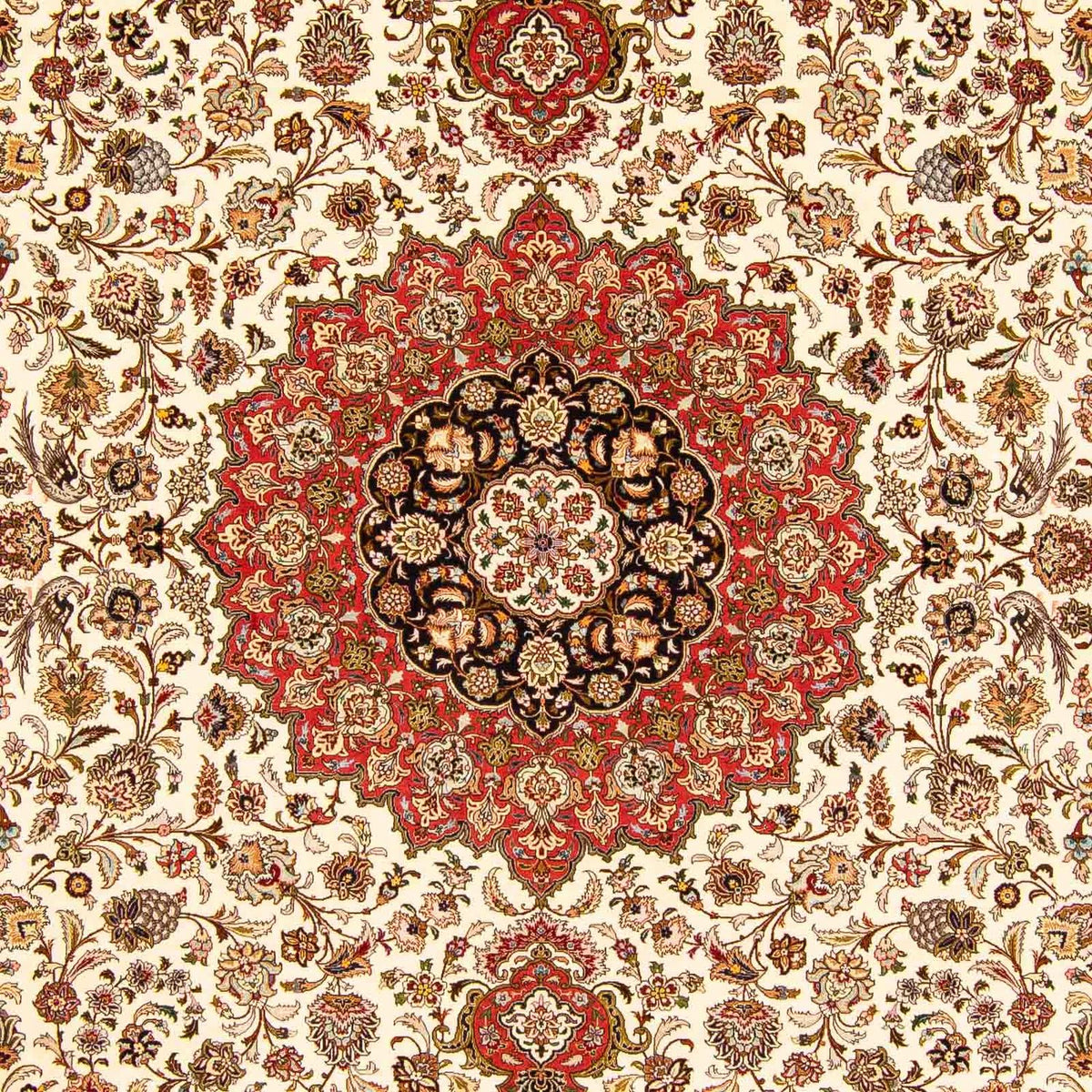 Alfombra Persa - Tabriz - Real - 394 x 305 cm - rojo