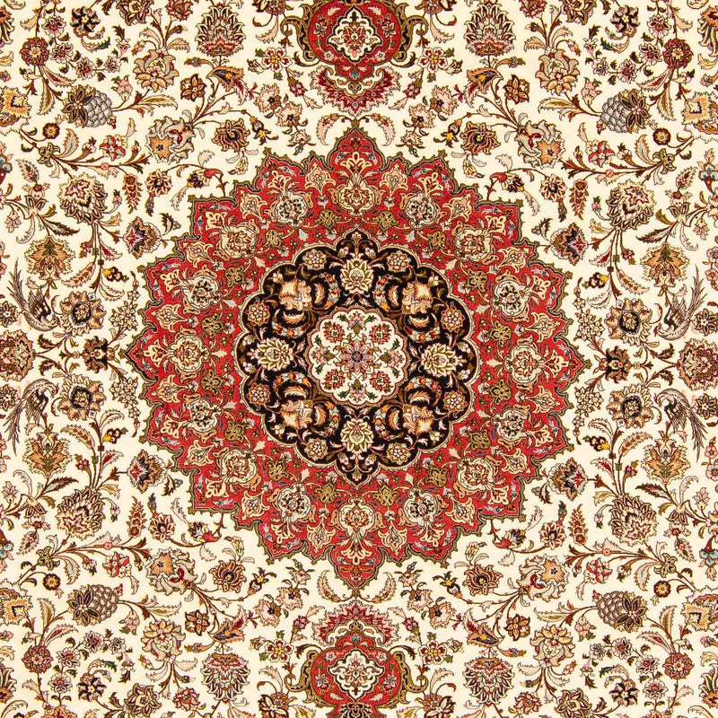 Alfombra Persa - Tabriz - Real - 394 x 305 cm - rojo