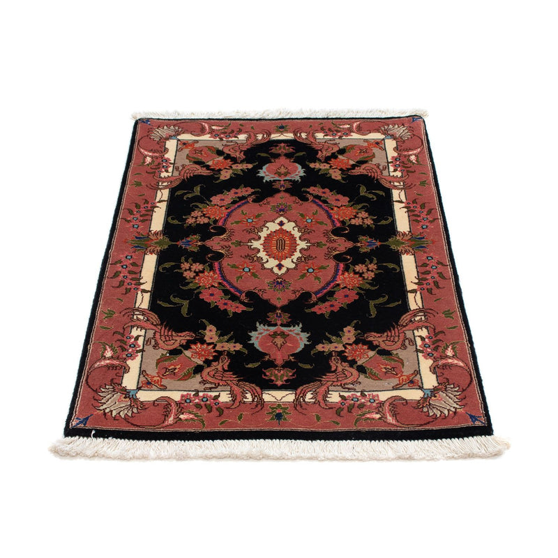 Alfombra Persa - Tabriz - Real - 90 x 60 cm - azul oscuro