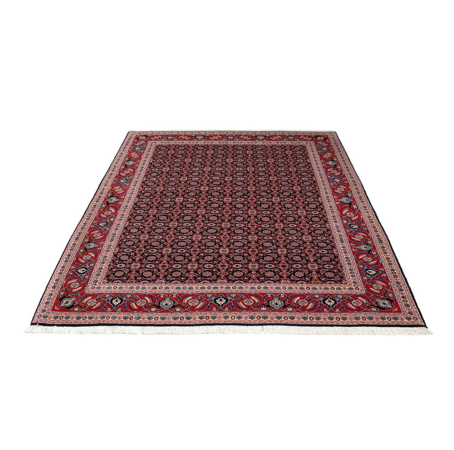 Alfombra persa - Tabriz - 202 x 151 cm - rojo