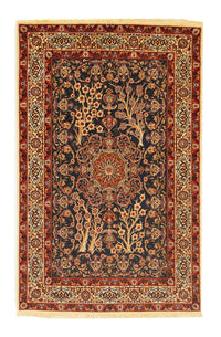 Alfombra Persa - Isfahan - Prima - 155 x 103 cm - negro