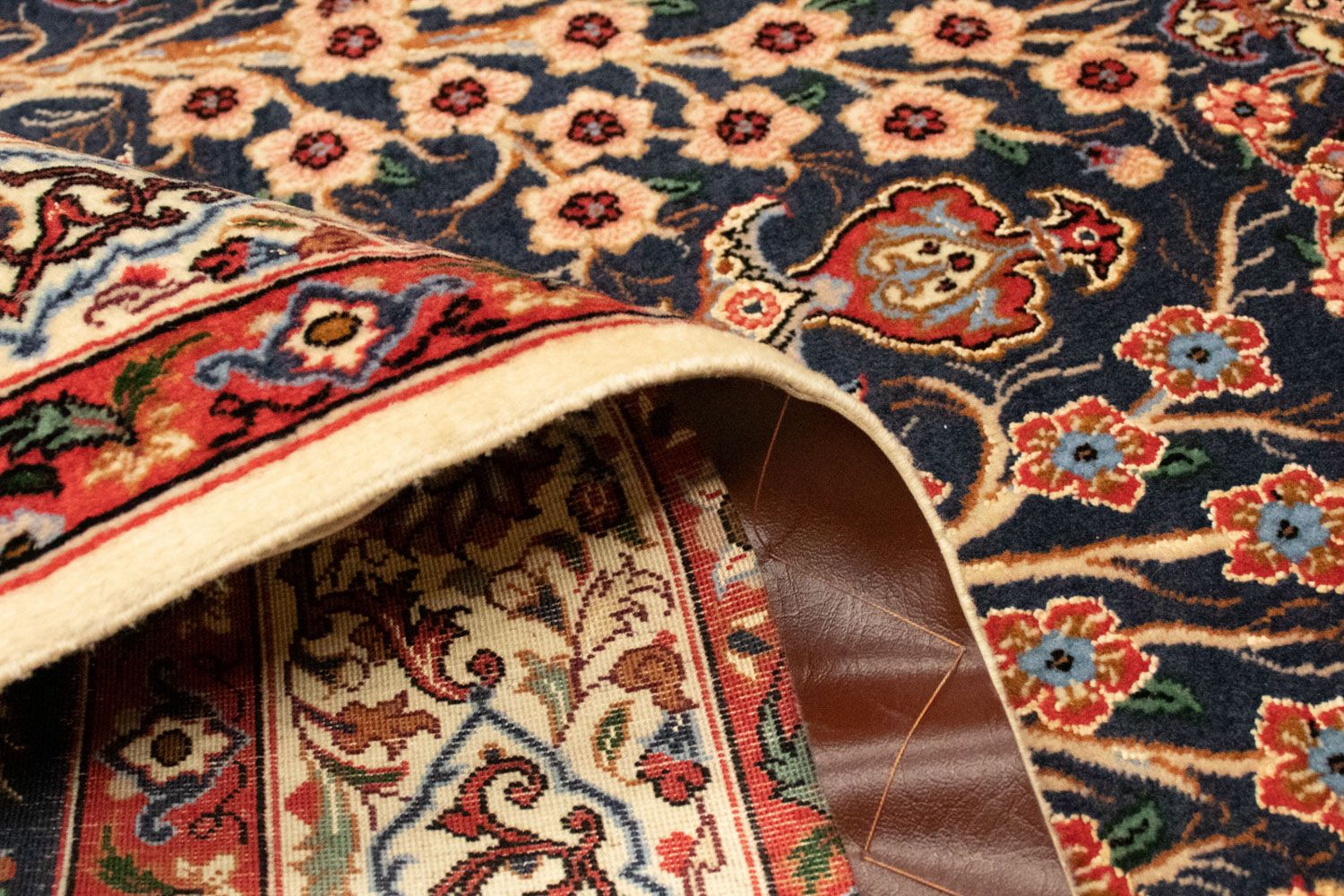 Alfombra Persa - Isfahan - Prima - 155 x 103 cm - negro