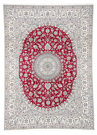Alfombra Persa - Nain - Real - 411 x 295 cm - rojo