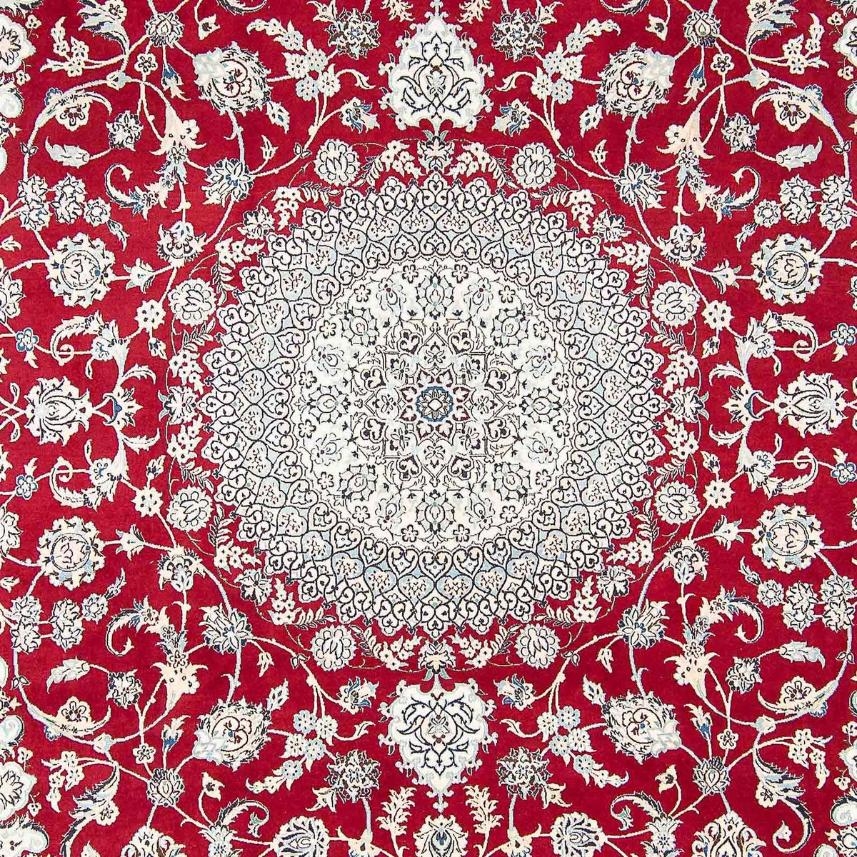 Alfombra Persa - Nain - Real - 411 x 295 cm - rojo