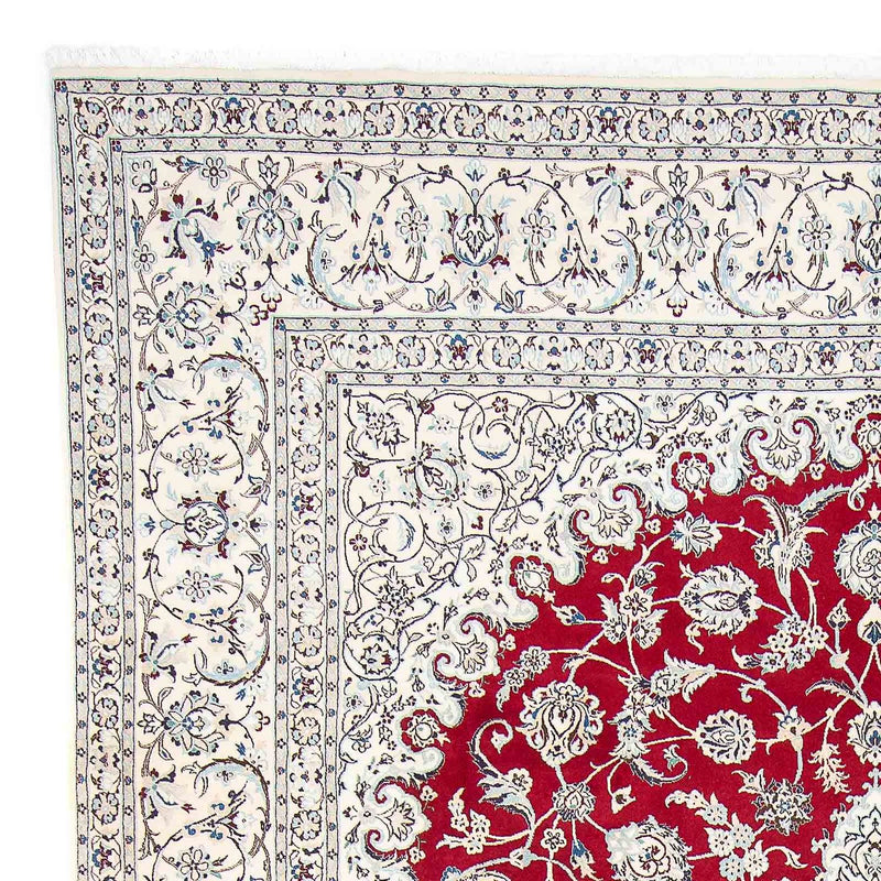 Alfombra Persa - Nain - Real - 411 x 295 cm - rojo