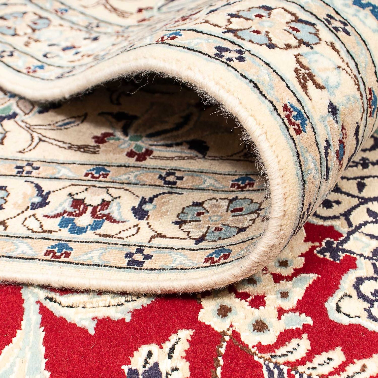 Alfombra Persa - Nain - Real - 411 x 295 cm - rojo