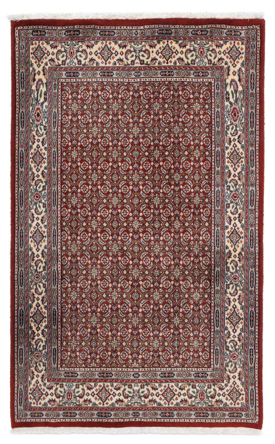 Alfombra persa - Clásica - 147 x 92 cm - rojo oscuro