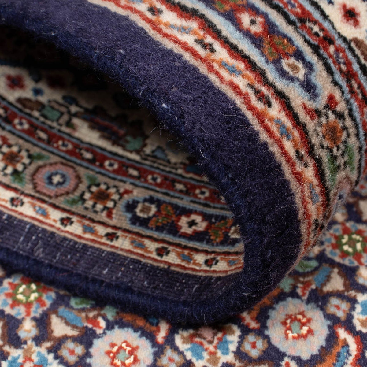 Alfombra persa - Clásica - 143 x 94 cm - azul oscuro