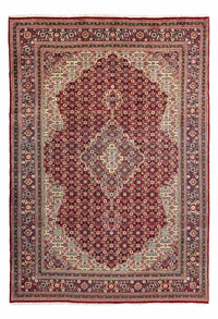 Alfombra Persa - Tabriz - Real - 292 x 210 cm - rojo oscuro