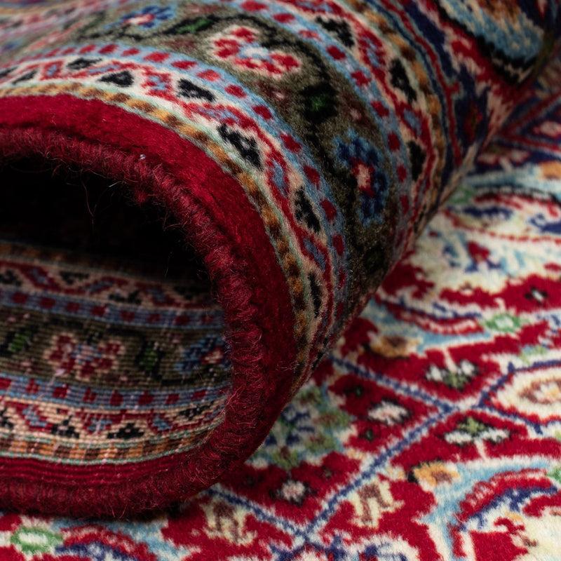 Alfombra Persa - Tabriz - Real - 292 x 210 cm - rojo oscuro