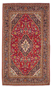 Alfombra persa - Keshan - 226 x 137 cm - rojo