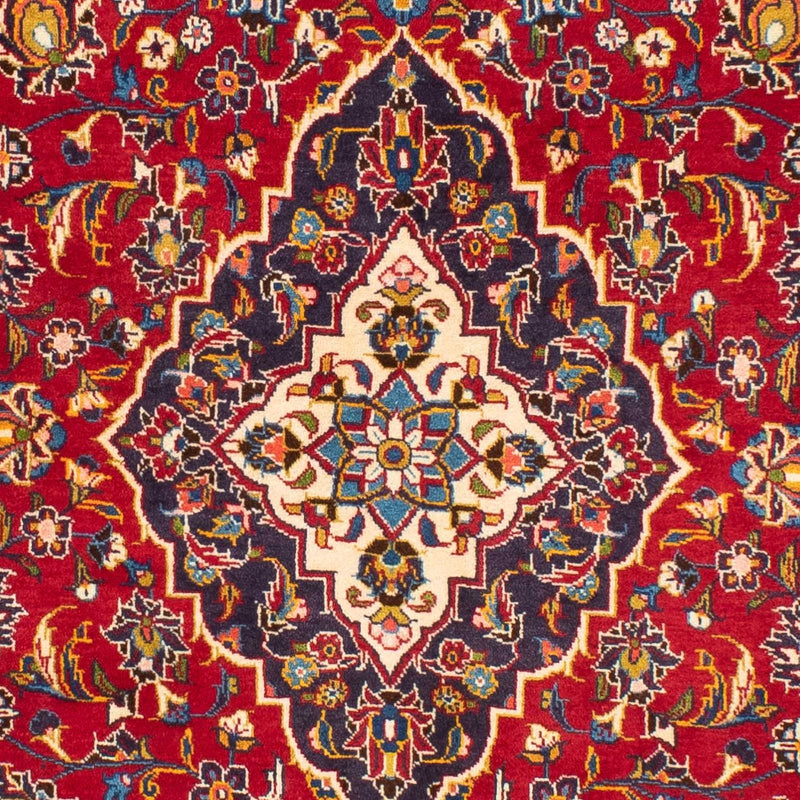 Alfombra persa - Keshan - 226 x 137 cm - rojo