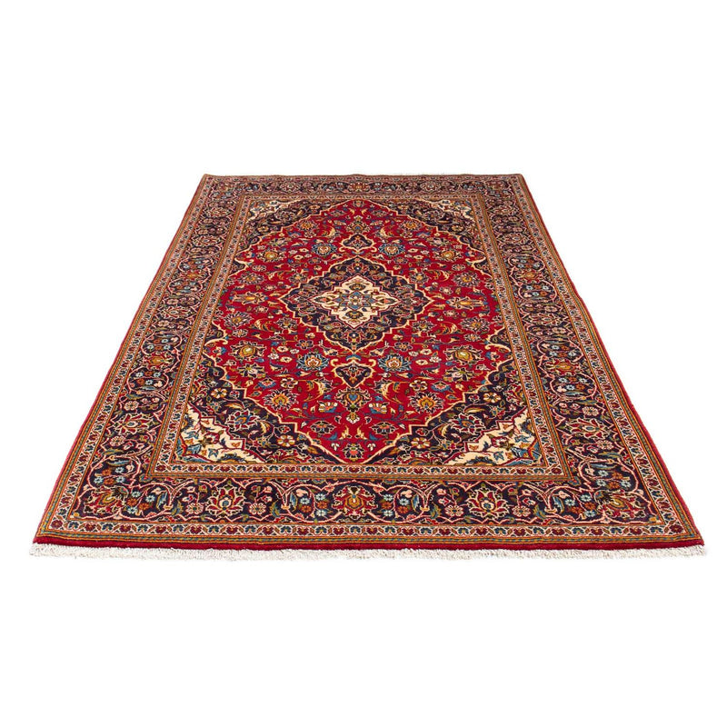 Alfombra persa - Keshan - 226 x 137 cm - rojo