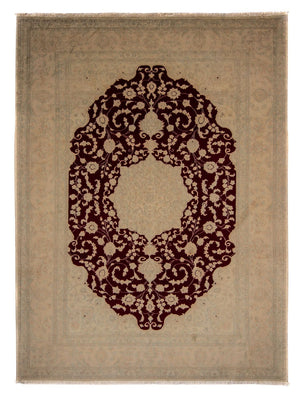 Alfombra persa - Nain - 328 x 249 cm - rojo oscuro